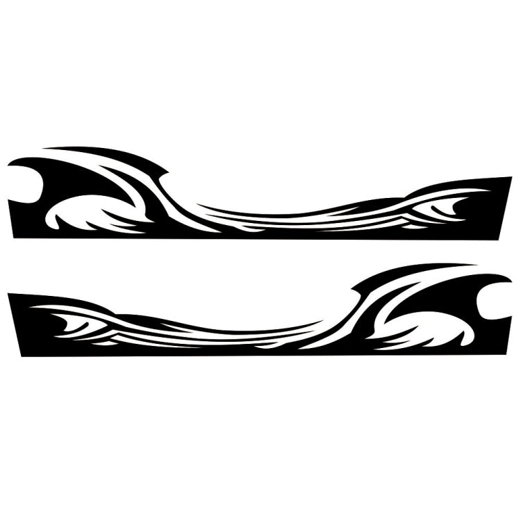Adesivo decorativo auto onde D-467 in PVC 210x39 cm