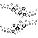 Set 60 Adesivi Decorativi Auto Fiore D-483 in PVC