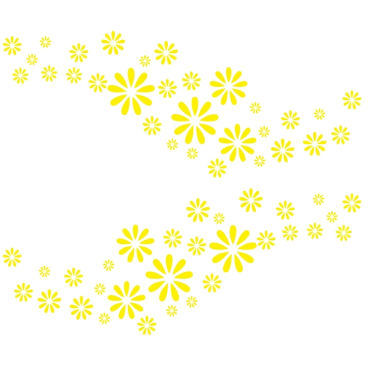 Set 60 Adesivi Decorativi Auto Fiore D-483 in PVC