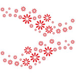 Set 60 Adesivi Decorativi Auto Fiore D-483 in PVC