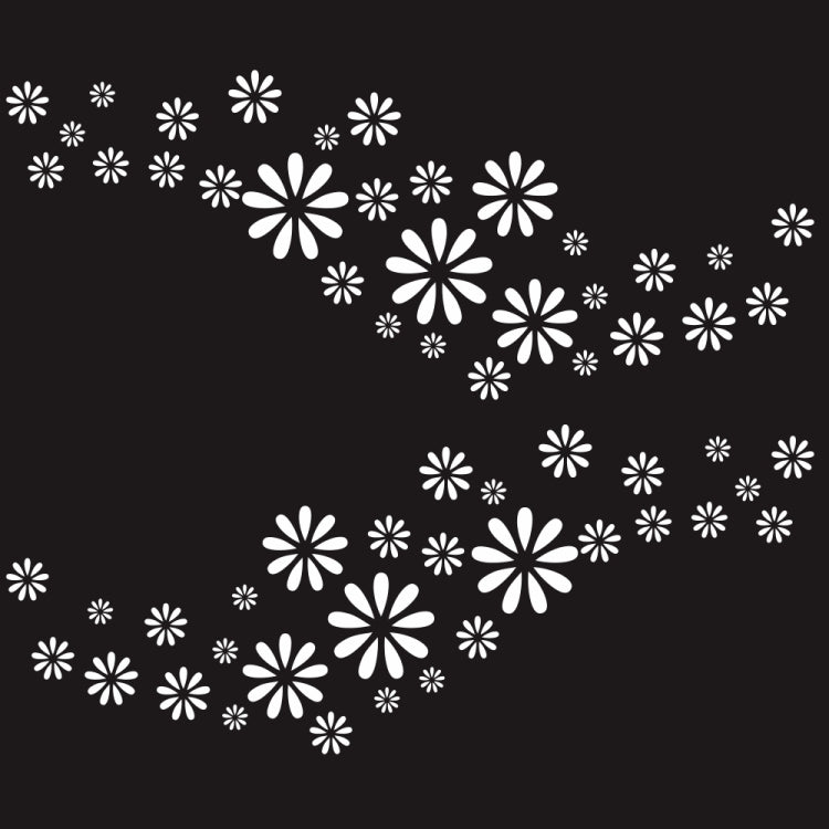 Set 60 Adesivi Decorativi Auto Fiore D-483 in PVC