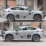 Adesivo decorativo auto motivo fiori 184x48 cm