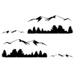 Set 2 Adesivi Decorativi D-684 Mountain Totem per Auto