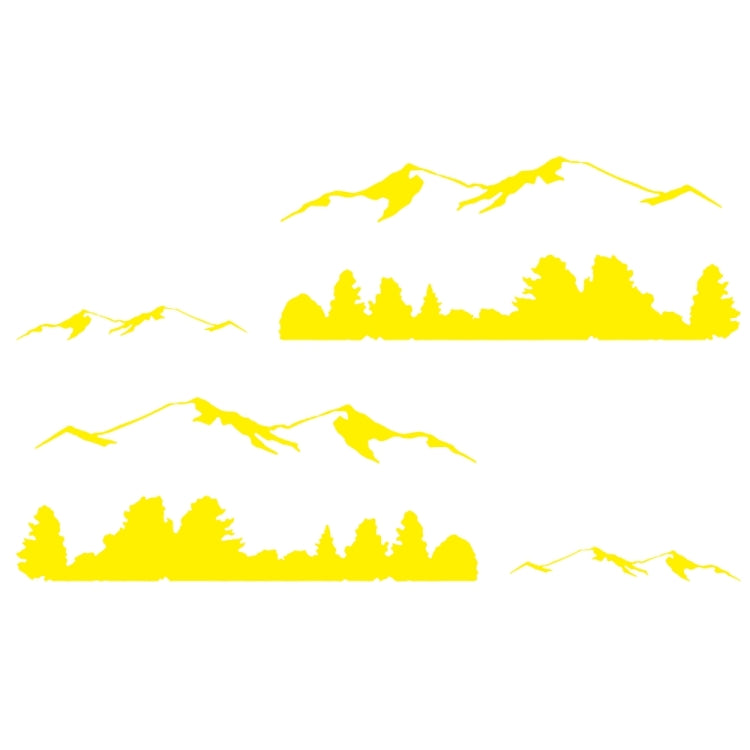 Set 2 Adesivi Decorativi D-684 Mountain Totem per Auto