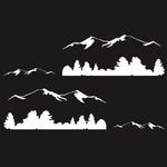 Set 2 Adesivi Decorativi D-684 Mountain Totem per Auto