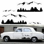 Set 2 Adesivi Decorativi D-684 Mountain Totem per Auto