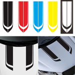 Adesivo decorativo per cofano auto con motivo a strisce 85x24cm