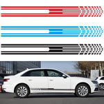 Adesivo decorativo per auto motivo a strisce 215x9 cm