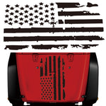 Adesivo decorativo auto bandiera americana 90x51 cm