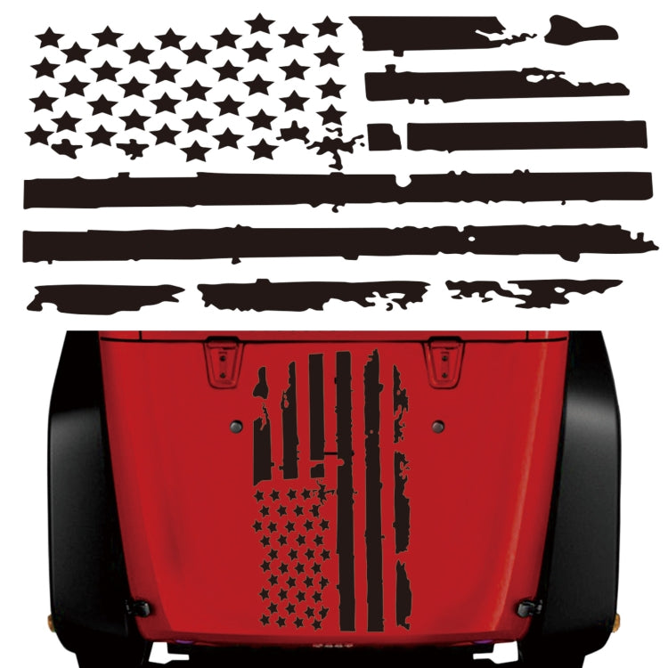 Adesivo decorativo auto bandiera americana 90x51 cm