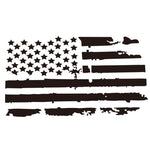 Adesivo decorativo auto bandiera americana 90x51 cm
