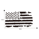 Adesivo decorativo auto bandiera americana 90x51 cm