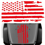 Adesivo decorativo auto bandiera americana 90x51 cm