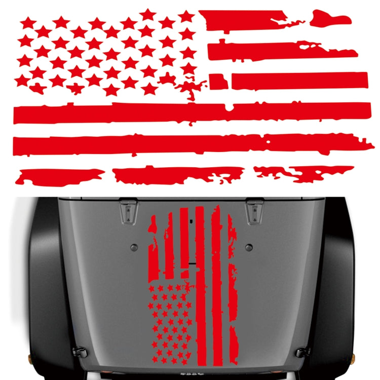 Adesivo decorativo auto bandiera americana 90x51 cm