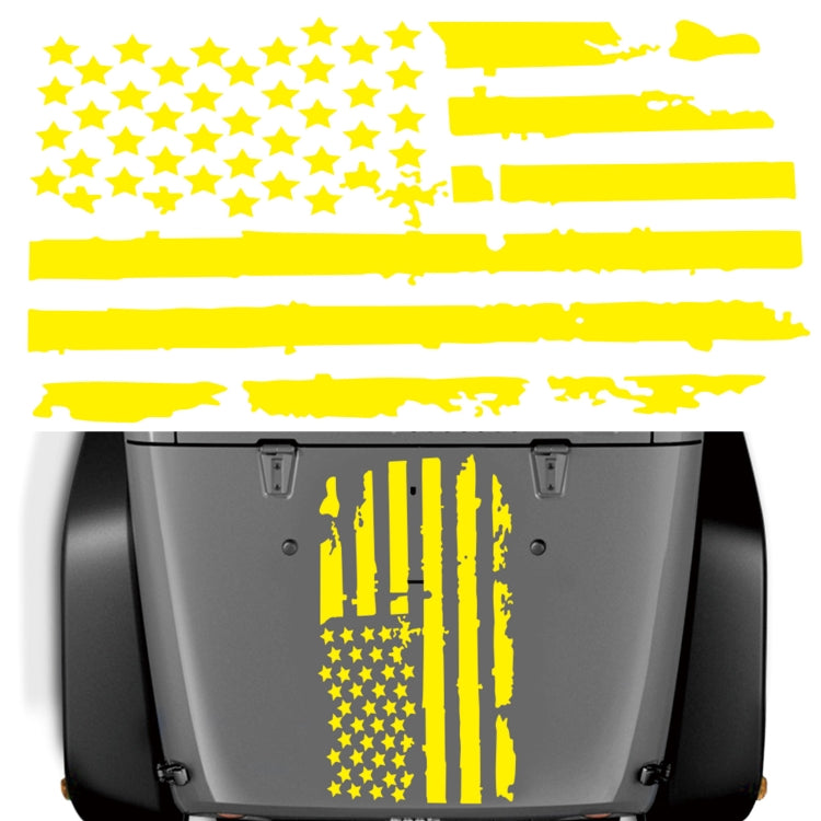 Adesivo decorativo auto bandiera americana 90x51 cm