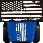Adesivo decorativo auto bandiera americana 90x51 cm