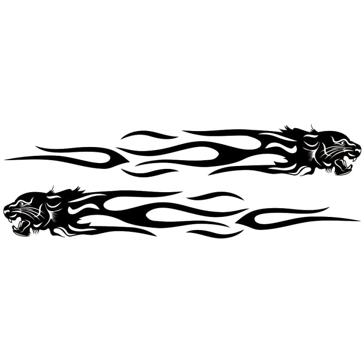 Adesivo decorativo fiamma leone per auto 200x30 cm