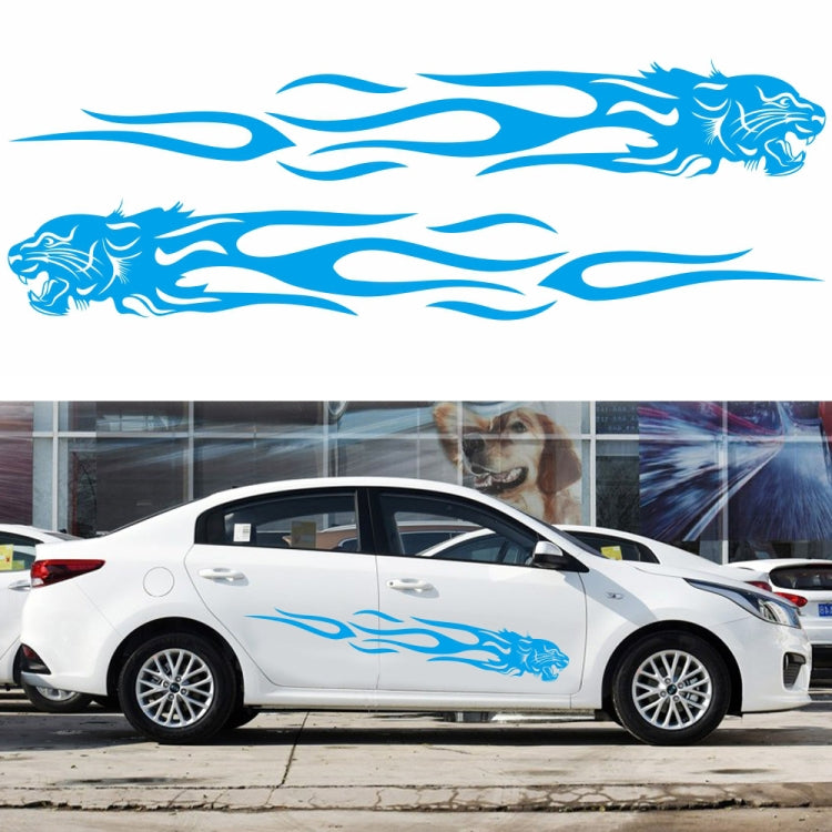 Adesivo decorativo fiamma leone per auto 200x30 cm