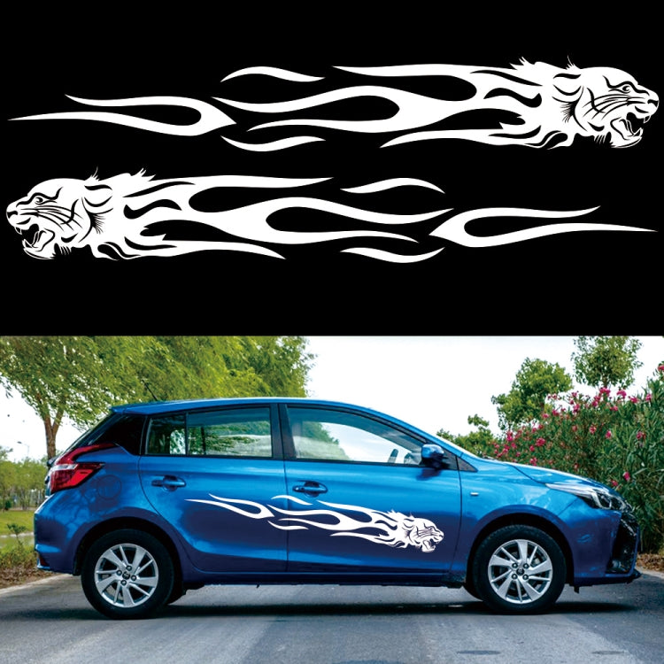 Adesivo decorativo fiamma leone per auto 200x30 cm