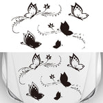 Adesivo decorativo auto motivo farfalle 50x80 cm