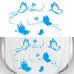 Adesivo decorativo auto motivo farfalle 50x80 cm