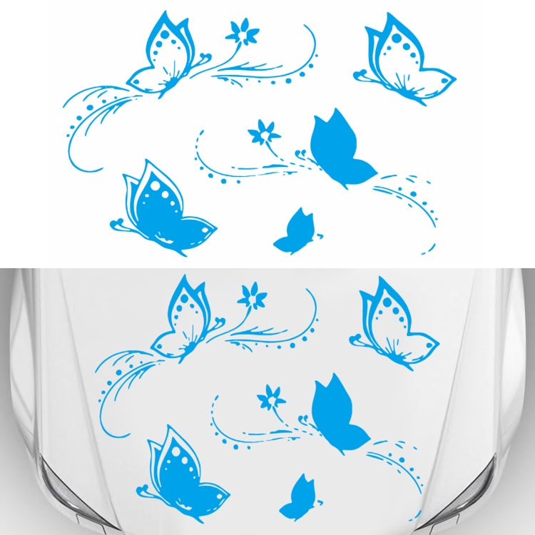 Adesivo decorativo auto motivo farfalle 50x80 cm