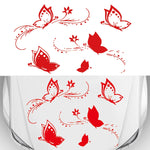 Adesivo decorativo auto motivo farfalle 50x80 cm
