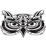 Adesivo decorativo auto modello totem aquila 60x39 cm