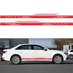 Adesivo decorativo auto motivo a strisce 230x13,5 cm