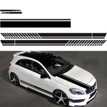 Adesivo decorativo auto motivo a strisce D-936