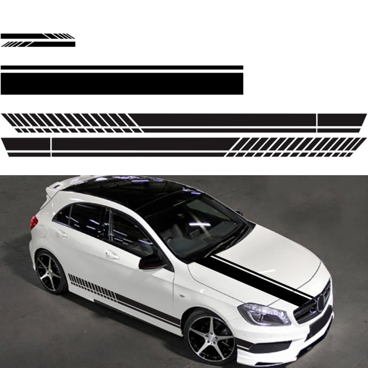 Adesivo decorativo auto motivo a strisce D-936