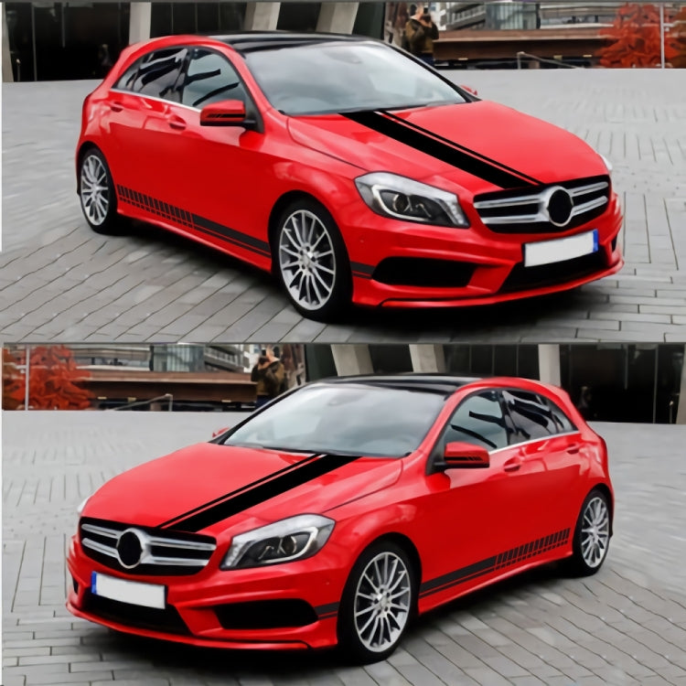Adesivo decorativo auto motivo a strisce D-936
