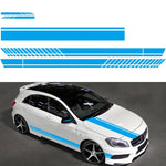 Adesivo decorativo auto motivo a strisce D-936