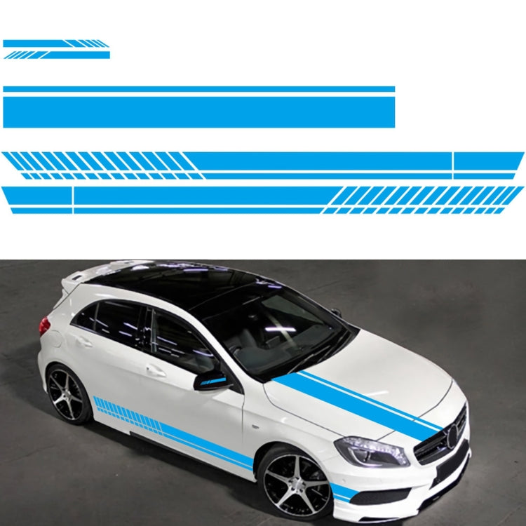 Adesivo decorativo auto motivo a strisce D-936