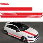 Adesivo decorativo auto motivo a strisce D-936
