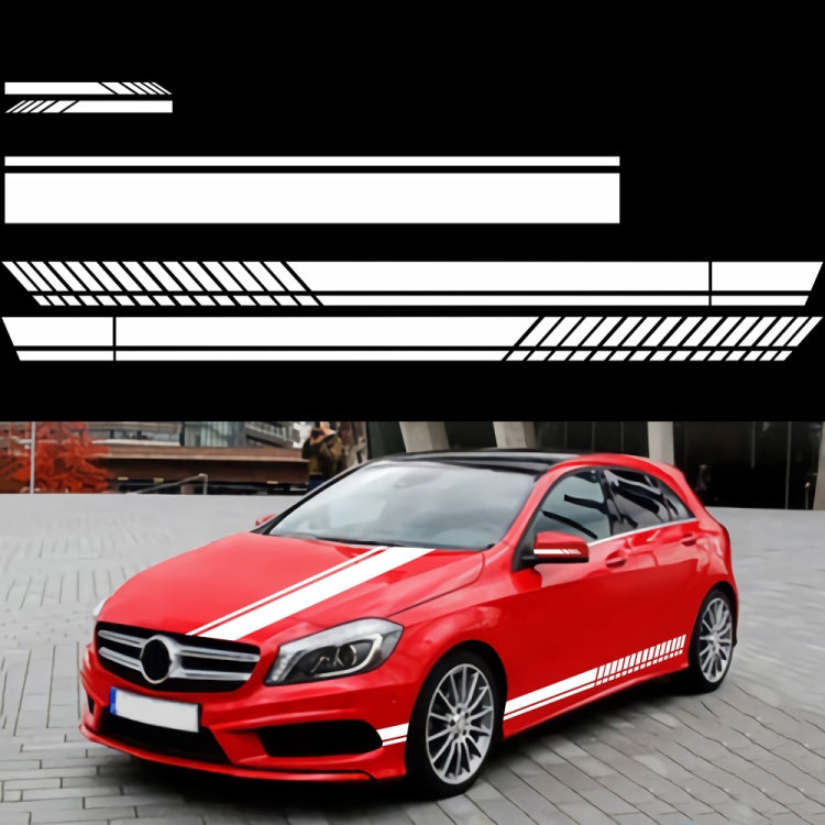 Adesivo decorativo auto motivo a strisce D-936