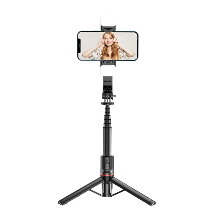 Bastone selfie con treppiede e luce per smartphone