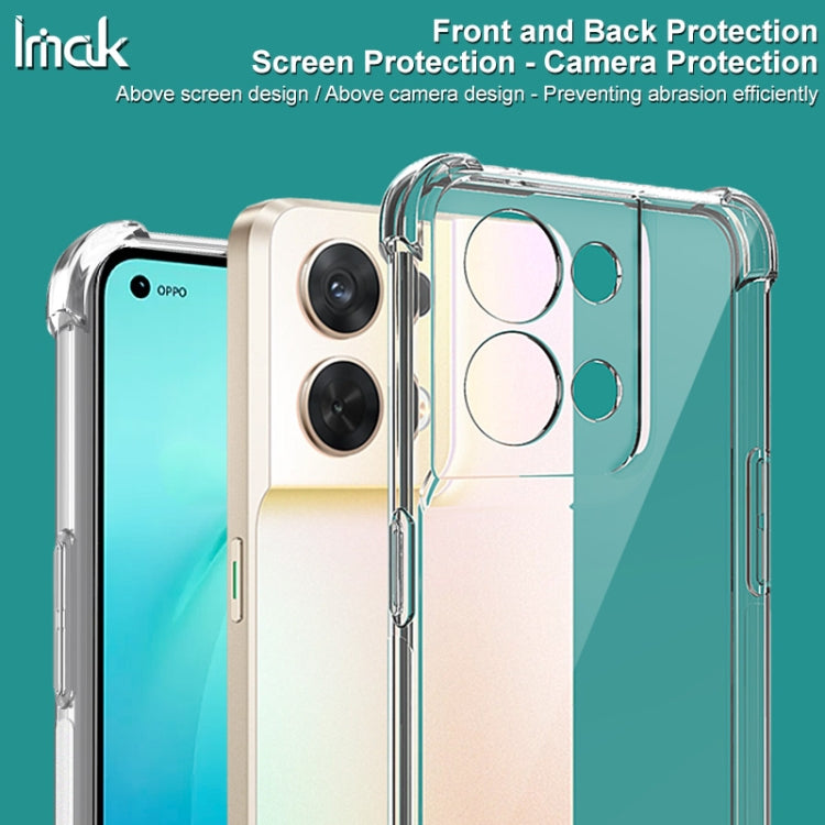 Custodia TPU antiurto con protezione schermo per OPPO Reno8 5G, OPPO Reno8 Pro+
