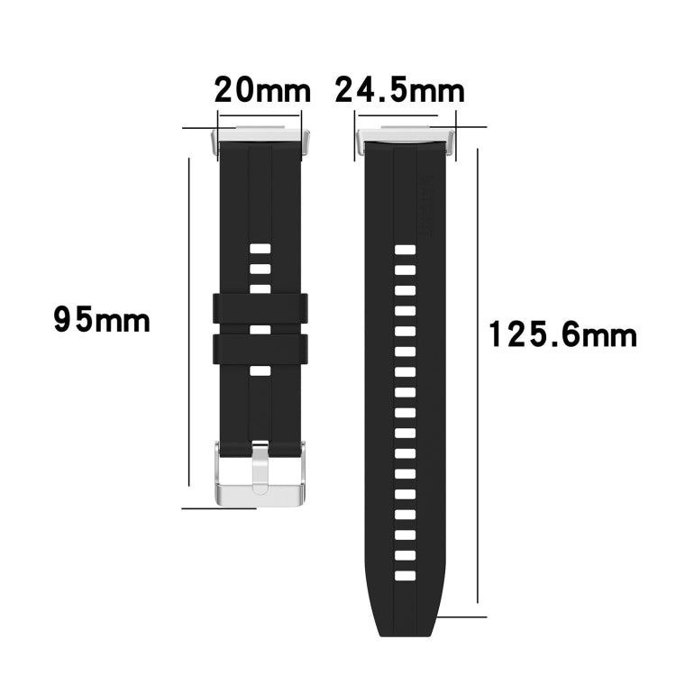 Cinturino in silicone per Huawei Watch Fit 2 con battistrada