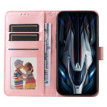 Custodia in pelle goffrata a portafoglio per Xiaomi Redmi K50 Gaming 5G, Note 10