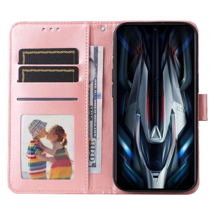 Custodia in pelle goffrata a portafoglio per Xiaomi Redmi K50 Gaming 5G, Note 10