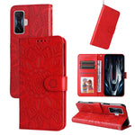 Custodia in pelle goffrata a portafoglio per Xiaomi Redmi K50 Gaming 5G, Note 10