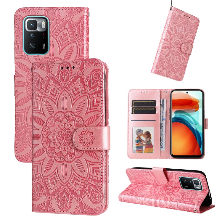 Custodia in pelle goffrata a portafoglio per Xiaomi Redmi K50 Gaming 5G, Note 10