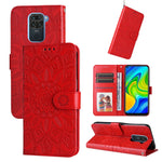 Custodia in pelle goffrata a portafoglio per Xiaomi Redmi K50 Gaming 5G, Note 10