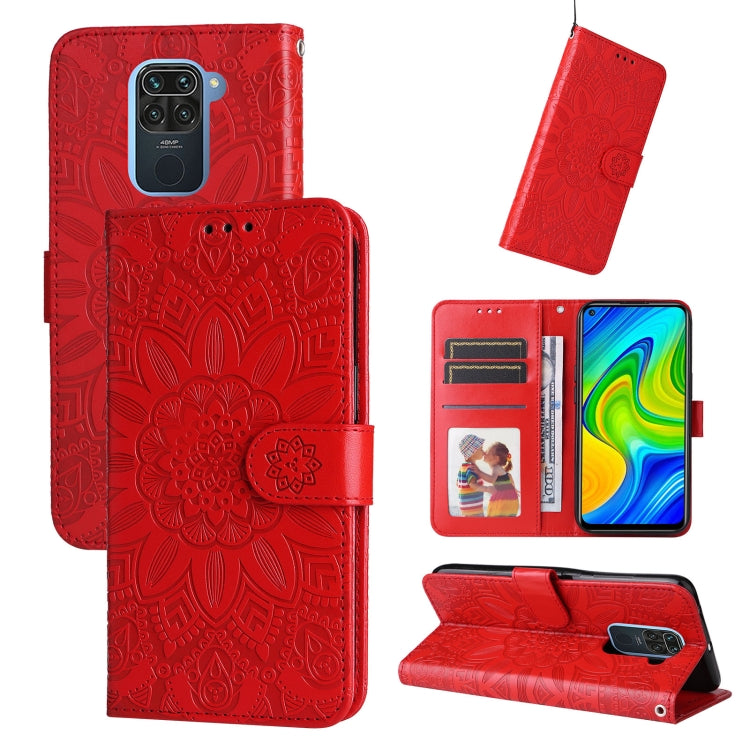 Custodia in pelle goffrata a portafoglio per Xiaomi Redmi K50 Gaming 5G, Note 10