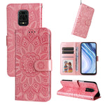 Custodia in pelle goffrata a portafoglio per Xiaomi Redmi K50 Gaming 5G, Note 10