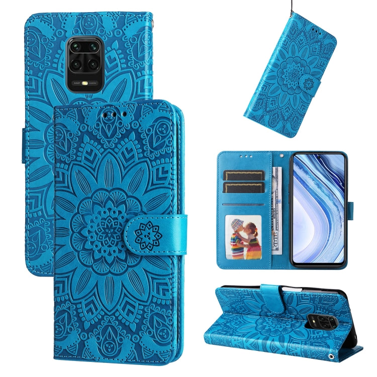 Custodia in pelle goffrata a portafoglio per Xiaomi Redmi K50 Gaming 5G, Note 10