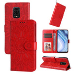 Custodia in pelle goffrata a portafoglio per Xiaomi Redmi K50 Gaming 5G, Note 10