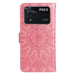 Custodia in pelle goffrata per Xiaomi Poco M4 Pro 4G, Poco X4 Pro 5G, 11T / 11T