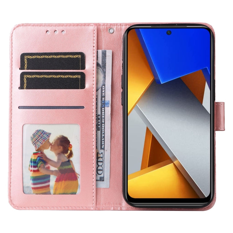 Custodia in pelle goffrata per Xiaomi Poco M4 Pro 4G, Poco X4 Pro 5G, 11T / 11T